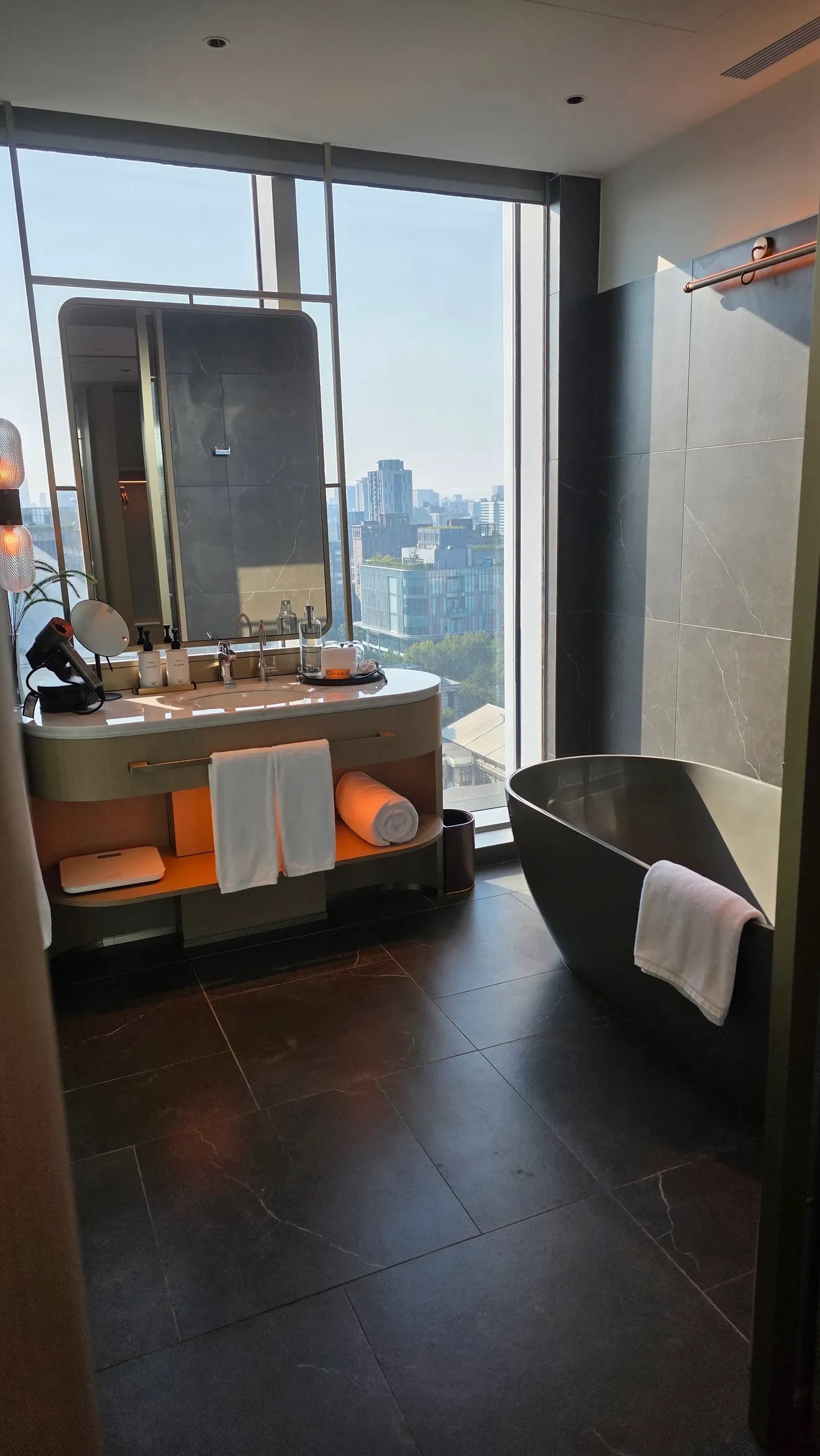 Bathroom with standalone tub
