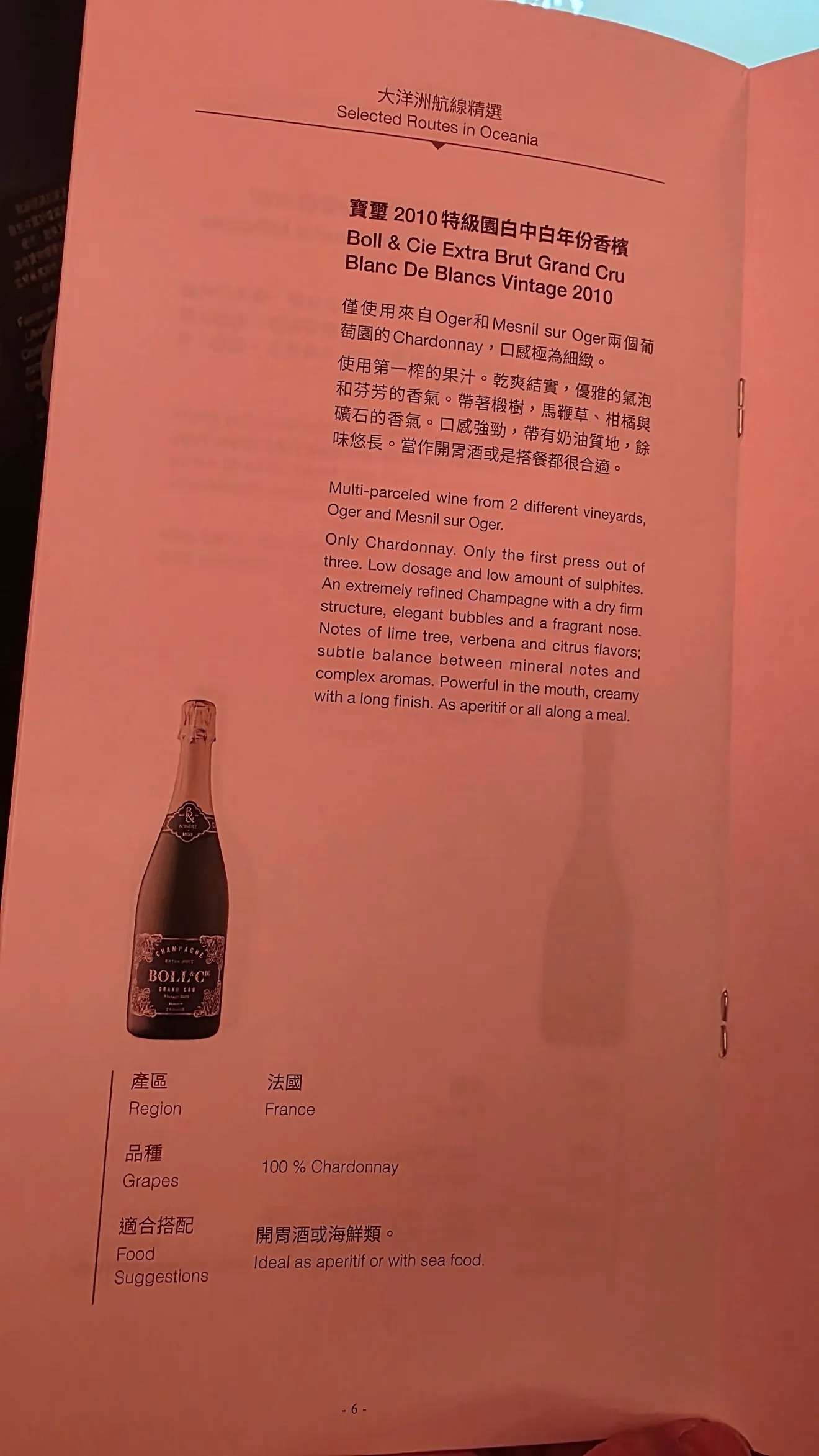 Boll & Cie 2010 香檳