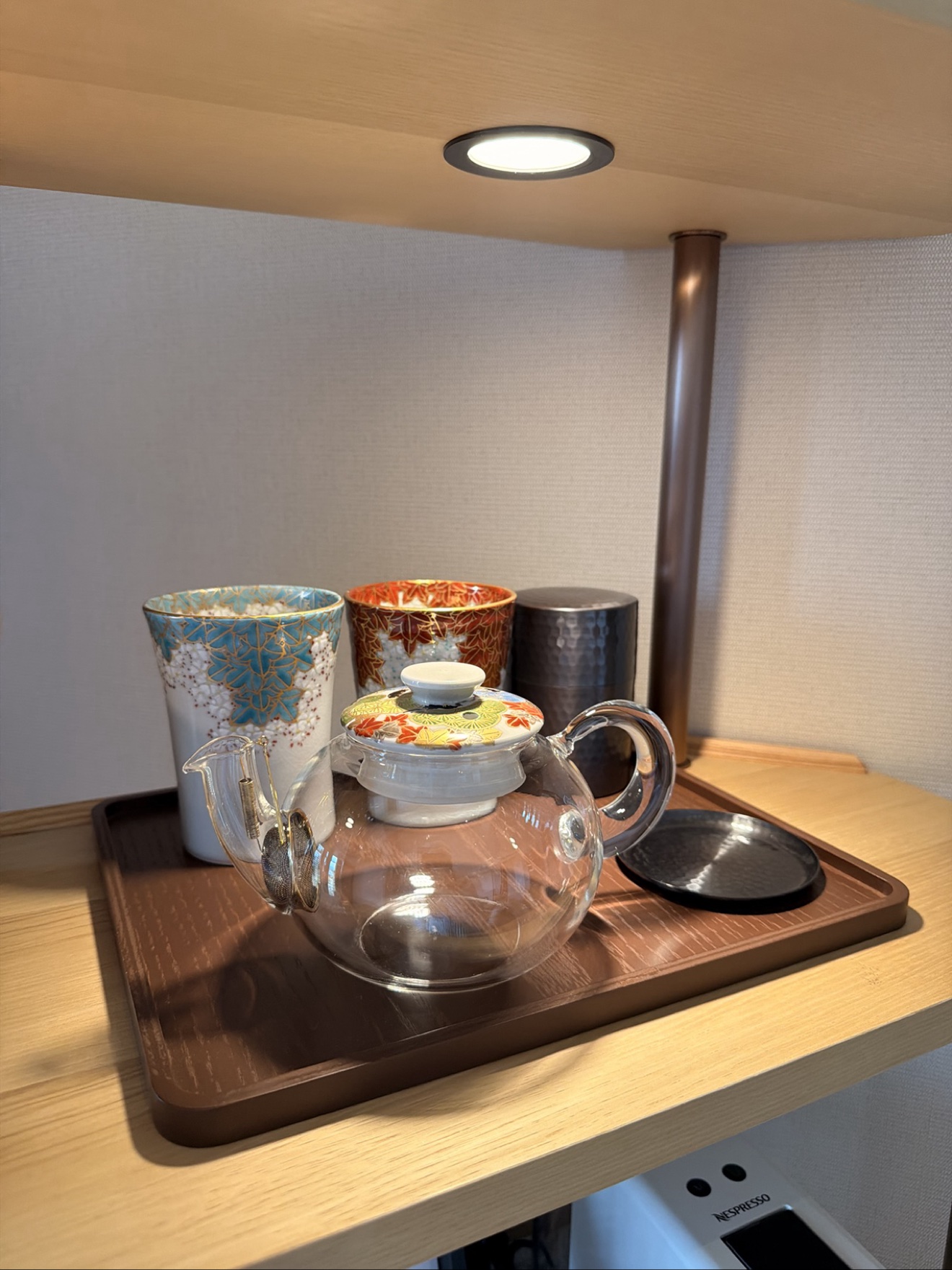 Tea set close-up