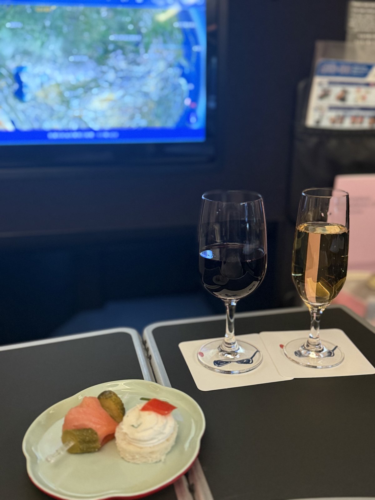 迎賓飲料與前菜