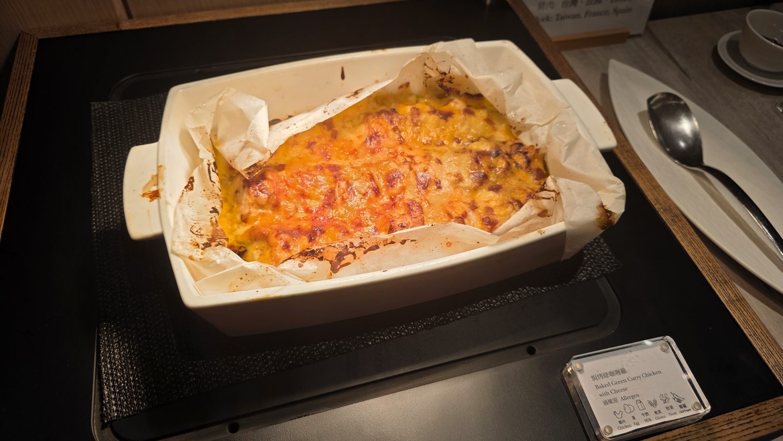 The hot counter at dusk