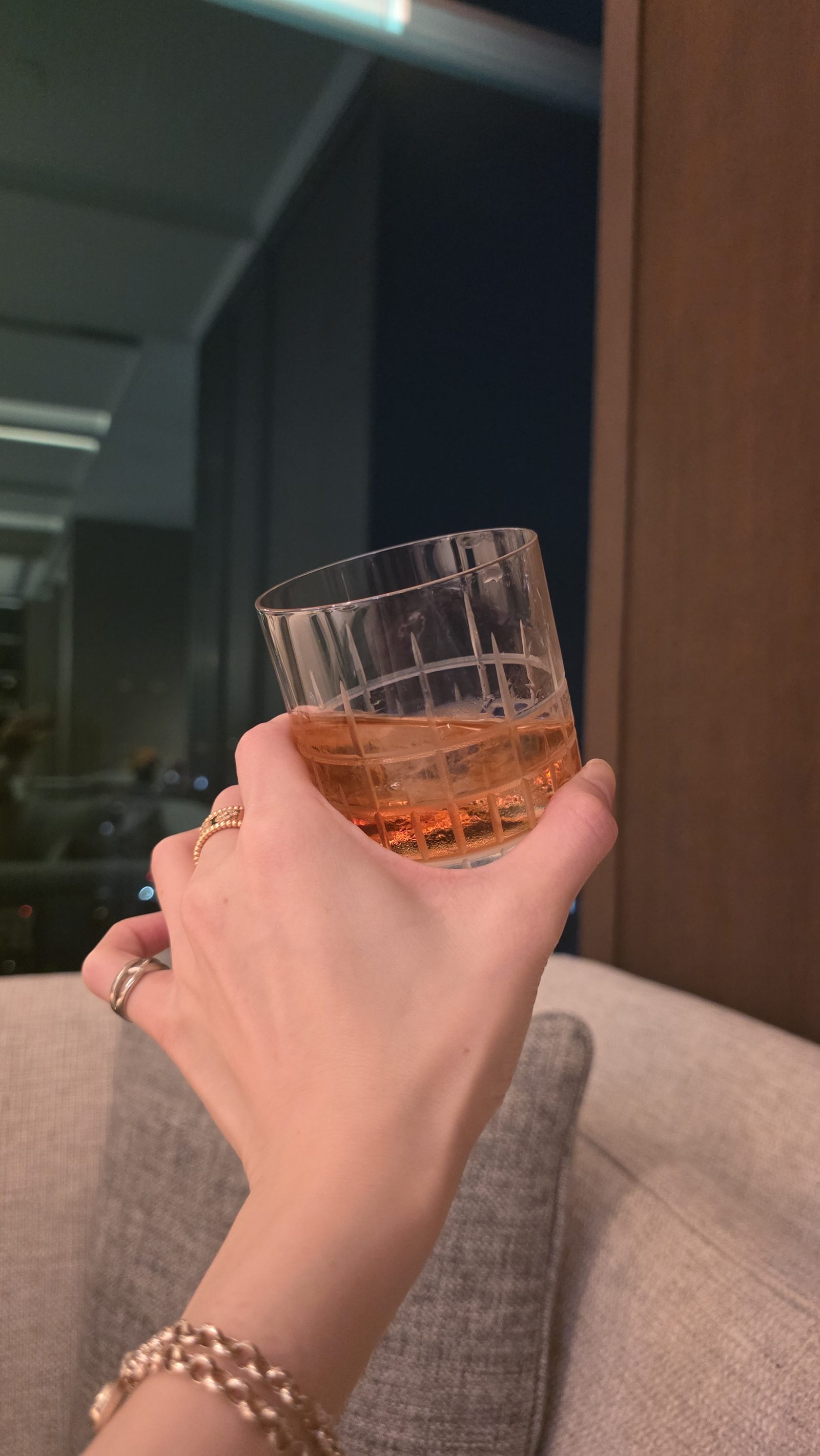 Pouring wine, a close-up